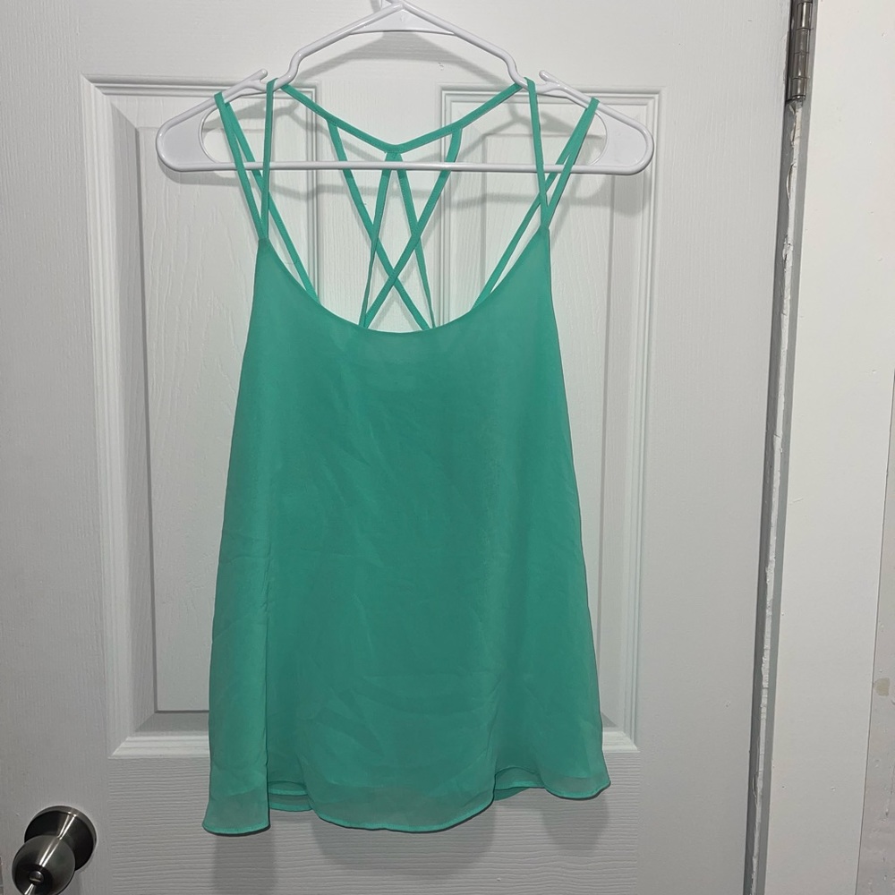 Mine Women’s Blue Tank Top Size Large